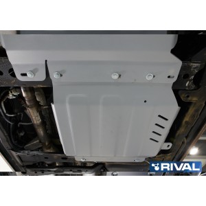 Navara D23  Blindage boite de transfert 6mm RIVAL  2333.4173.1.6