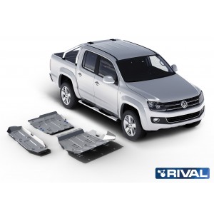 Amarok 2010/2016 Kit de 3 blindages en aluminium 6mm RIVAL 23333.5821.1.6