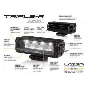 Kit intégration barres de leds LAZER pour calandre Amarok