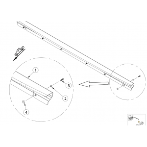 Protection de rebord de porte arrière pour Isuzu D-max 2017+