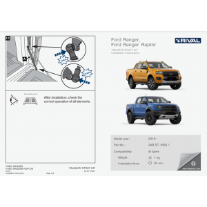 Verin RIVAL pour Ranger T8 et Raptor 2019+