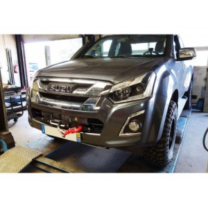 Platine N4 de fixation treuil pour Isuzu Dmax  N4-KMT025