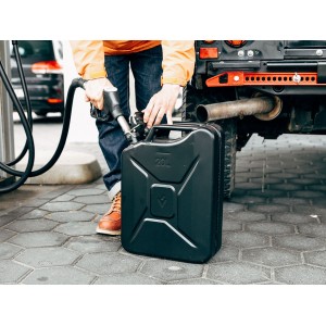 Jerrycan 20 L - Finition en acier mat noir - par Front Runner JCFU001