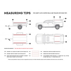 Kit de galerie Slimline II pour un hard top ou une remorque de Pick-Up/ 1165 mm(l) X 1560 mm(L) - de Front Runner KRCA001T