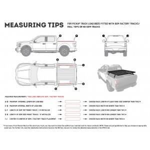 Kit de galerie Slimline II pour une benne de Pick-Up / 1475 mm (l) × 1358 mm(L) - de Front Runner KRLB005T