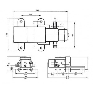 Pompe à eau compacte Surgeflow / 3,8 L par min. - de Front Runner WTAN019