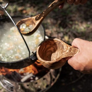 Kuksa tasse en bois d'olivier petromax