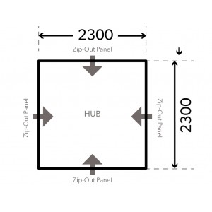 Dometic HUB / Abri multifonctions gonflable