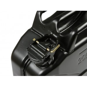 Jerrycan 20L - Finition en acier noir