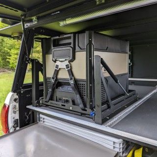 Ford Ranger Raptor 2022-Plateau ROCKALU coulissant/basculant - Réfrigérateur (850x530mm)