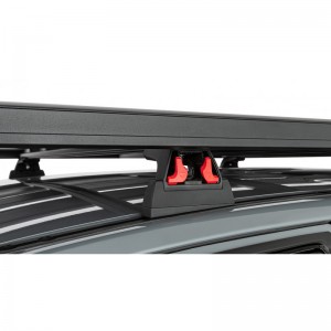 Ford Ranger Raptor 2018 2022-Kit galerie de toit plateforme Pioneer Rhino-rack 1528 x 1236mm (sur rails de toit) RLT600+52100