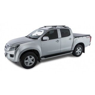 Ford Ranger PX III 2019 2022-Kit x2 barres de toit 1260mm Vortex Rhino-rack (sur barres d'origine) SX100+VA126