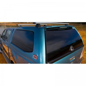 Mitsubishi L200 2016 2018-Hardtop Ascent dble cab lisse Std vitres D + G battantes