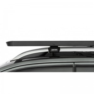 Mitsubishi Challenger 2009 2015-Kit galerie de toit plateforme Pioneer Rhino-rack 1528 x 1236 mm sur barres d'origine