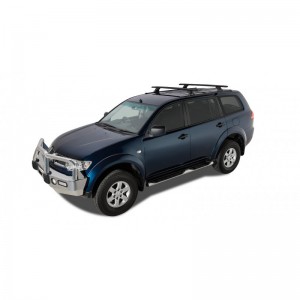 Mitsubishi Challenger 2009 2015-Vortex RLTF Avec Rails Noir 2 barres de toit