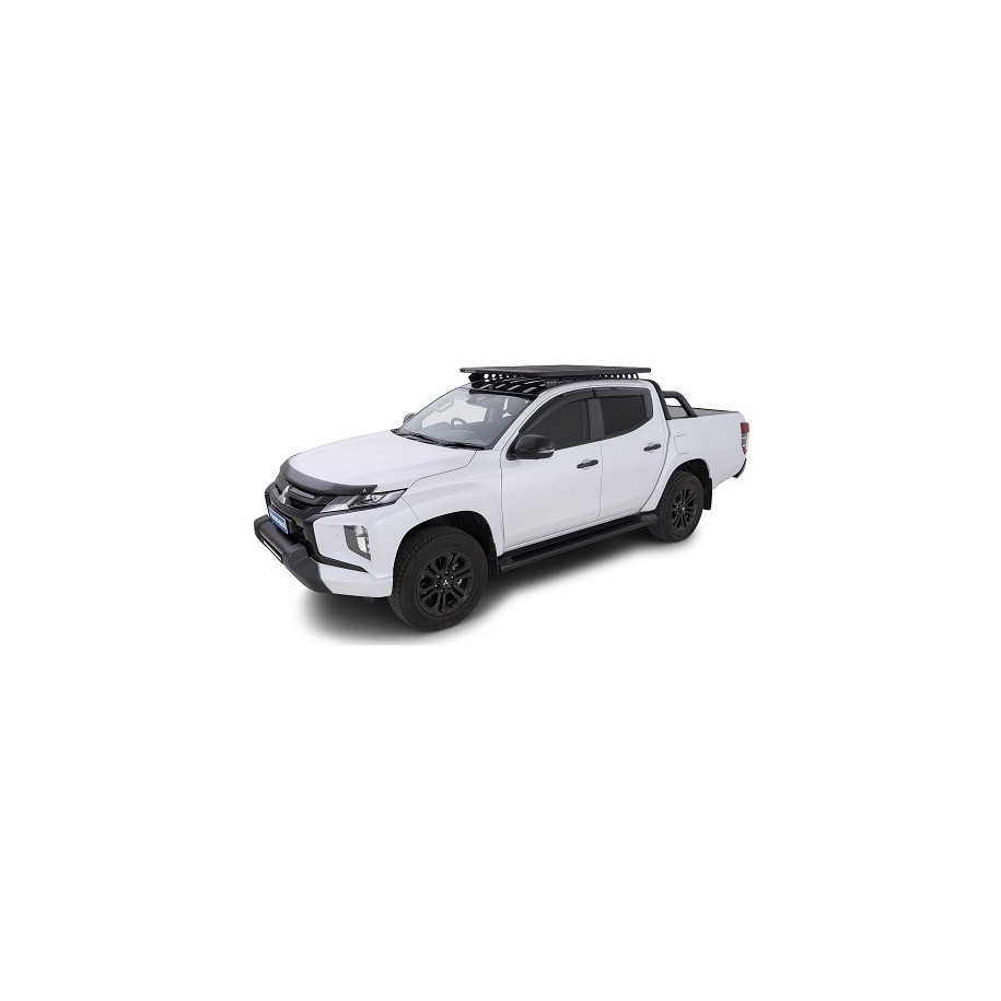 Mitsubishi L200 2018-Kit galerie de toit plateforme Pioneer Rhino-rack 1528 x 1236mm avec système Backbone