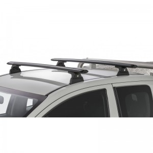 Mitsubishi L200 2016 2018-Kit x2 barres de toit 1260mm Vortex Rhino-rack (sur ancrage d'origine) - Mitsubishi Triton 2015+