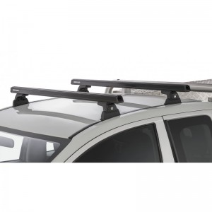 Mitsubishi L200 2016 2018-Kit x2 barres de toit 1500mm Heavy Duty Rhino-rack (sur ancrage d'origine) - Mitsubishi Triton 2015+