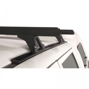 Mitsubishi L200 1996 2006-Heavy Duty RLTF Avec Rails Noir 2 barres de toit