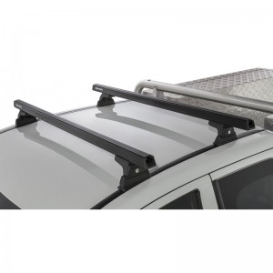 Mitsubishi L200 2016 2018-Kit x2 barres de toit 1500mm Heavy Duty Rhino-rack (sur ancrage d'origine) - Mitsubishi Triton 2015+