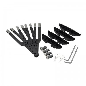 Mitsubishi Outlander 2006 2012-Kit x2 barres de toit Stealthbar Rhino-rack (sur barres d'origine)