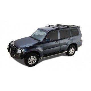 Mitsubishi Pajero 3 2000 2007-Vortex RLTP Avec Rails Noir 2 barres de toit