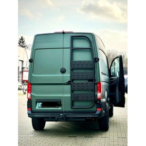 Porte tout aluminium avec echelle Crafter 2018+ et Man TGE Dutch Van Parts