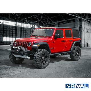 Marches latérales pour Jeep Wrangler 2017-