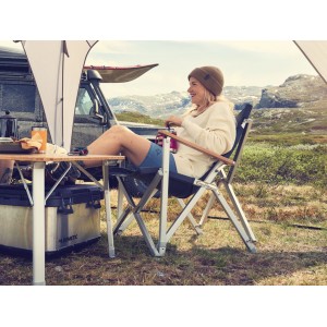 Chaise de camping compacte GO Dometic / Cendre