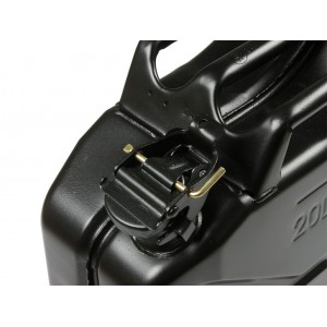 20l Fuel Jerry Can - Black Steel Finish