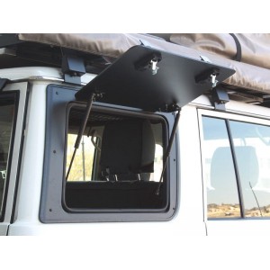 Toyota Land Cruiser 76 Gullwing Window / Right Hand Side Aluminium