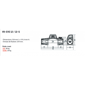 Treuil WARN VR EVO 12 TWAT0022