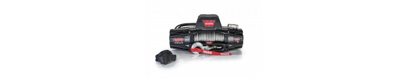 The full range of Warn, Comeup and Tmax winches