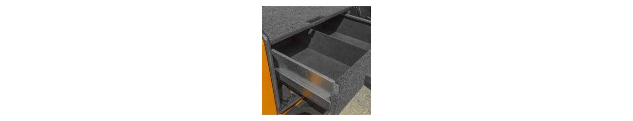 Accessories for ARB drawers (cargo barrier, internal drawer dividers)